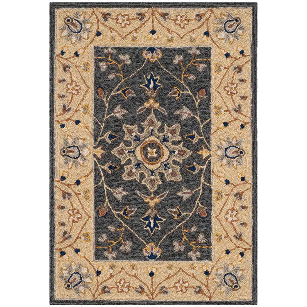 Safavieh Easy Care Gray Cream 2 Ft X 3 Area Rug Ezc751h The Safavieh Easy Care Gray Cream 2 Ft X 3 Area Rug