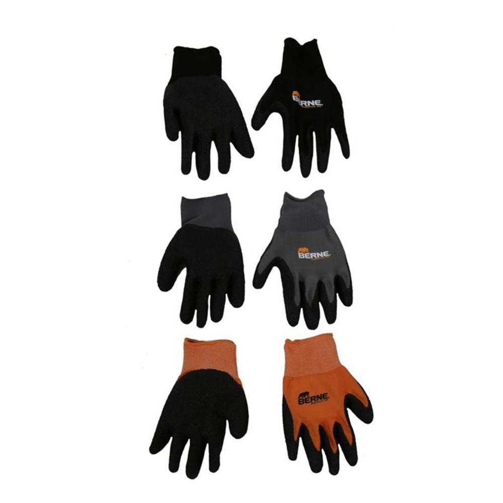 UPC 092021369938 product image for Berne Extra Large Black Quick-Grip Gloves (3-Pack), Men's | upcitemdb.com