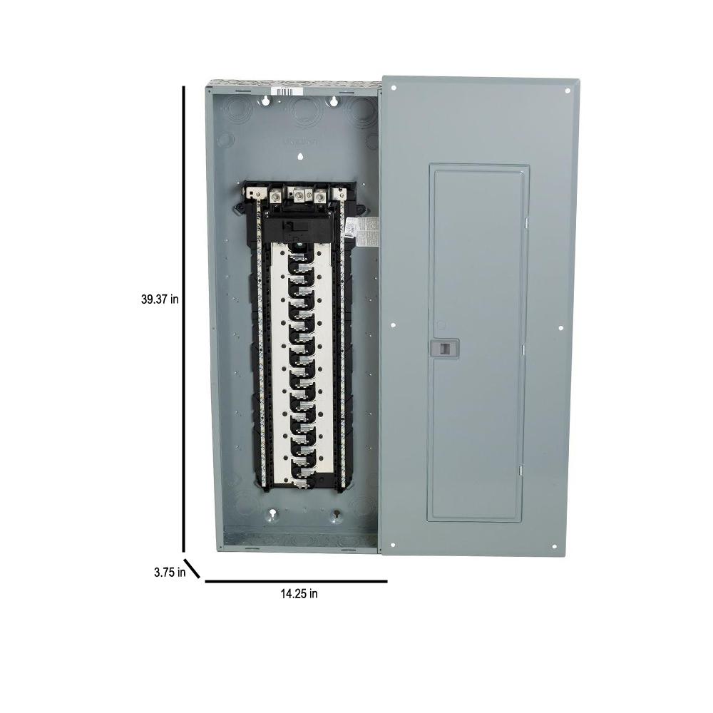 Square D Homeline 200 Amp 42 Space 84 Circuit Indoor Main Breaker Load Center With Cover Hom4284m200pc The Home Depot