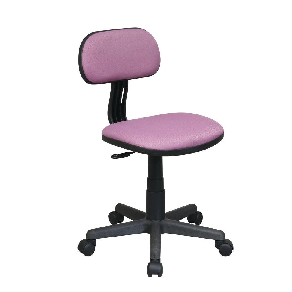 OSPdesigns Purple Fabric Office Chair499512 The Home Depot