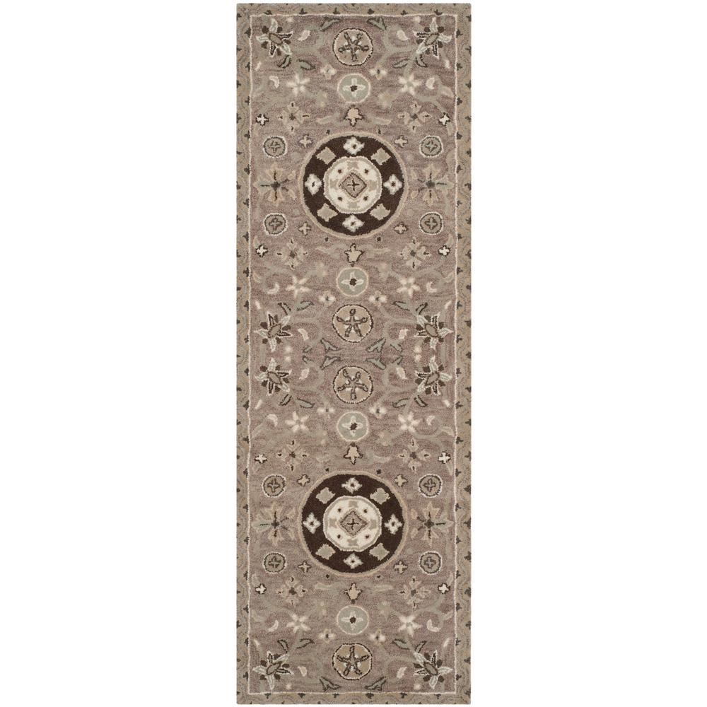 Safavieh Bella Taupe/Light Gray 2 ft. x 7 ft. Runner RugBEL674B27