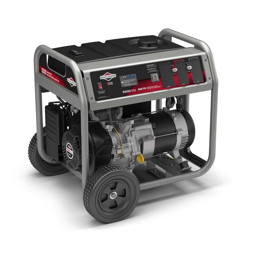 Briggs & Stratton 5500Watt Recoil Start Gasoline Powered Portable
