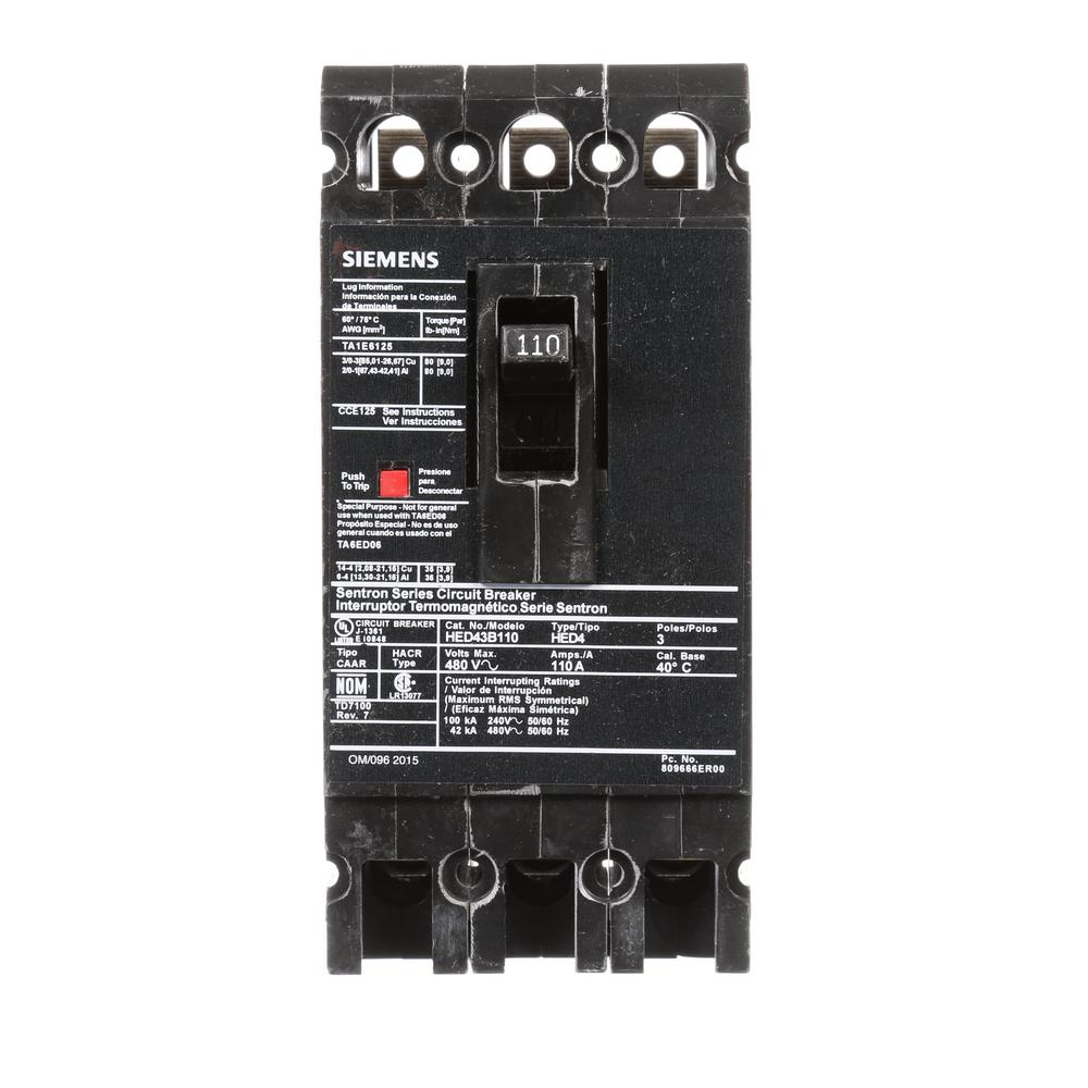 15amp Singlepole Type Mpcircuit Breakermp115u The Home Depot