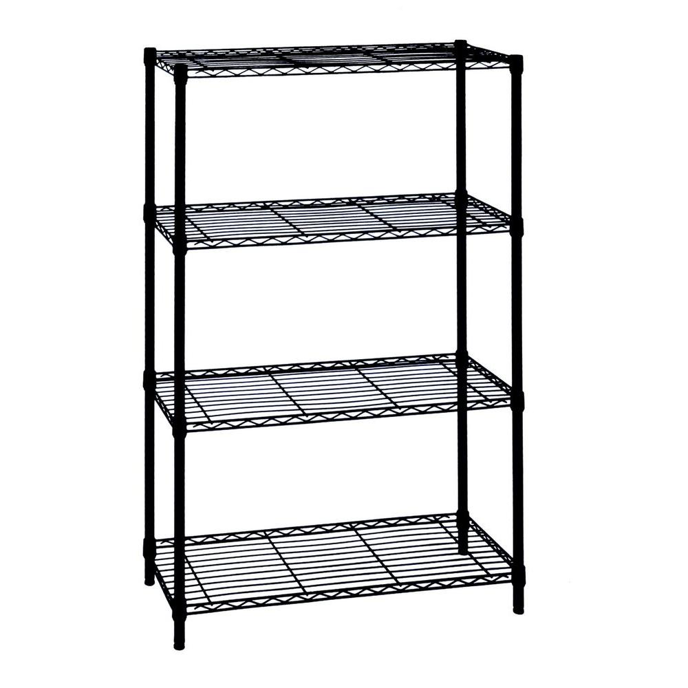 metal wire shelving unit