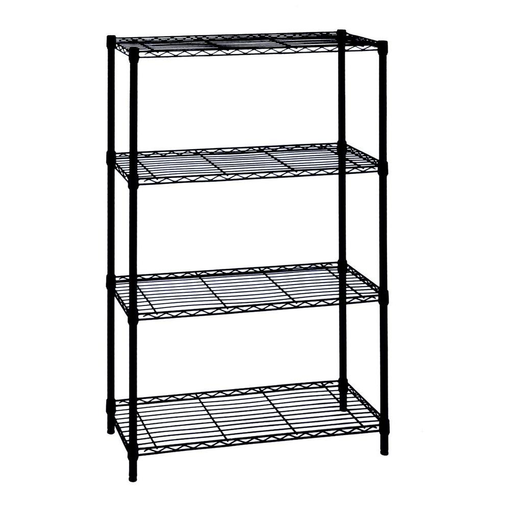 HDX 72 in. H x 36 in. W x 24 in. D 5 Shelf Plastic Ventilated Storage