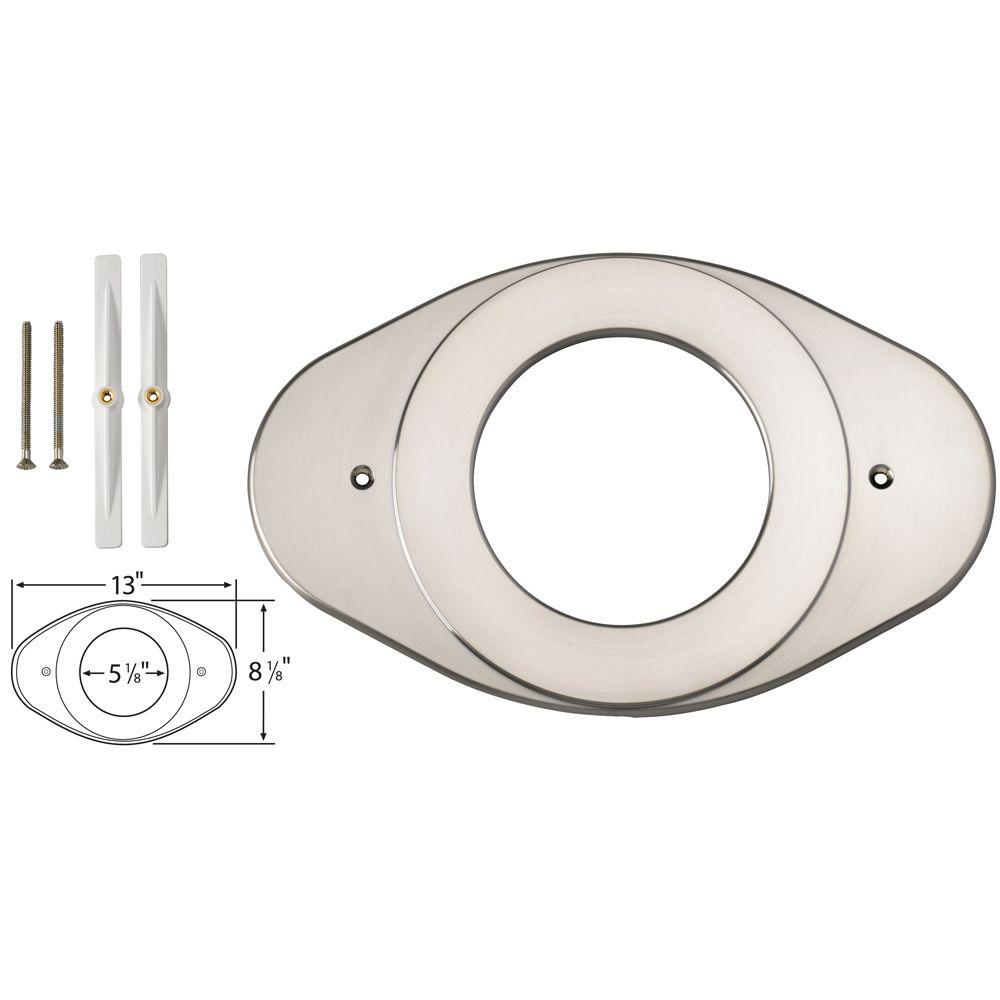 Delta Shower Renovation Cover Plate in Stainless by Delta