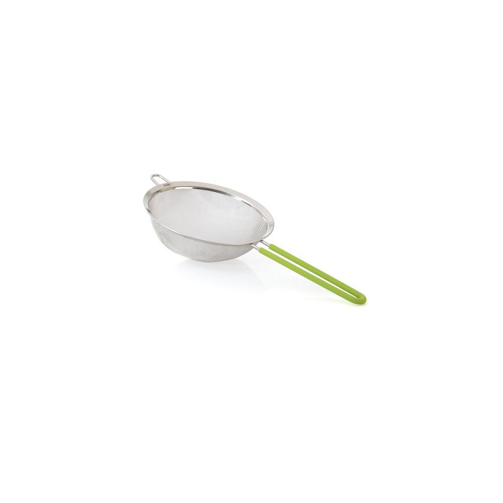 Berghoff 7 5 In Geminis Round Mesh Strainer 1109473 The Home Depot Cooknco Stainless Steel Strainer
