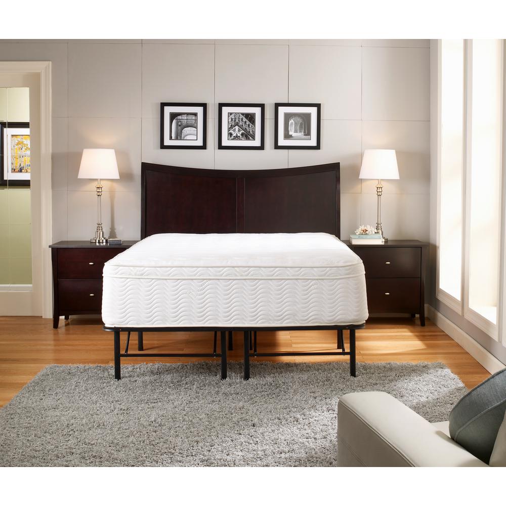 18 In Queen Metal Platform Bed Frame