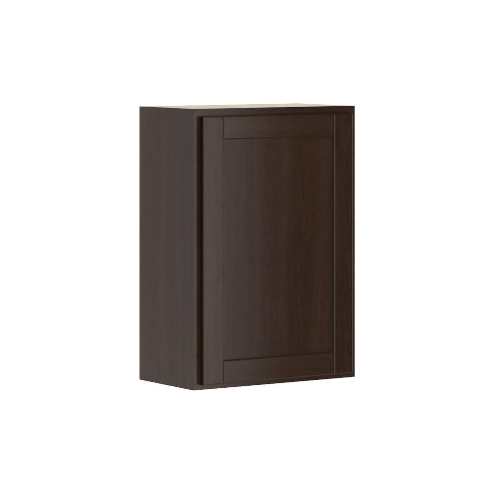 Hampton Bay Princeton Shaker Assembled 21x30x12 In Wall Cabinet