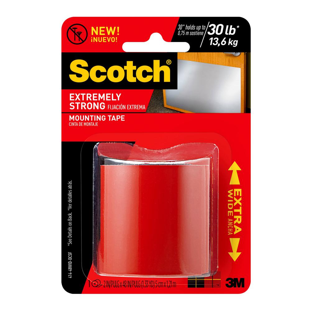 scotch mount double sided mounting tape