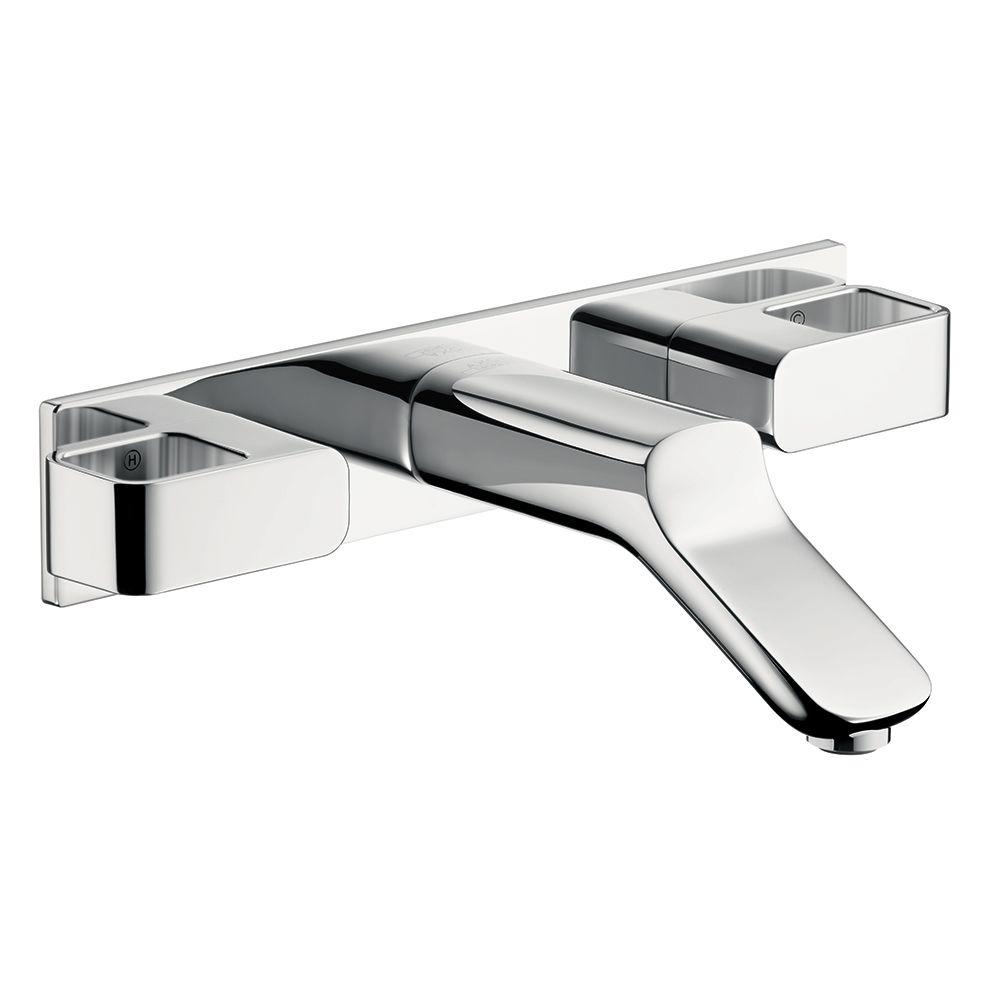 Axor Urquiola 2 Handle Wall Mount Bathroom Faucet In Chrome