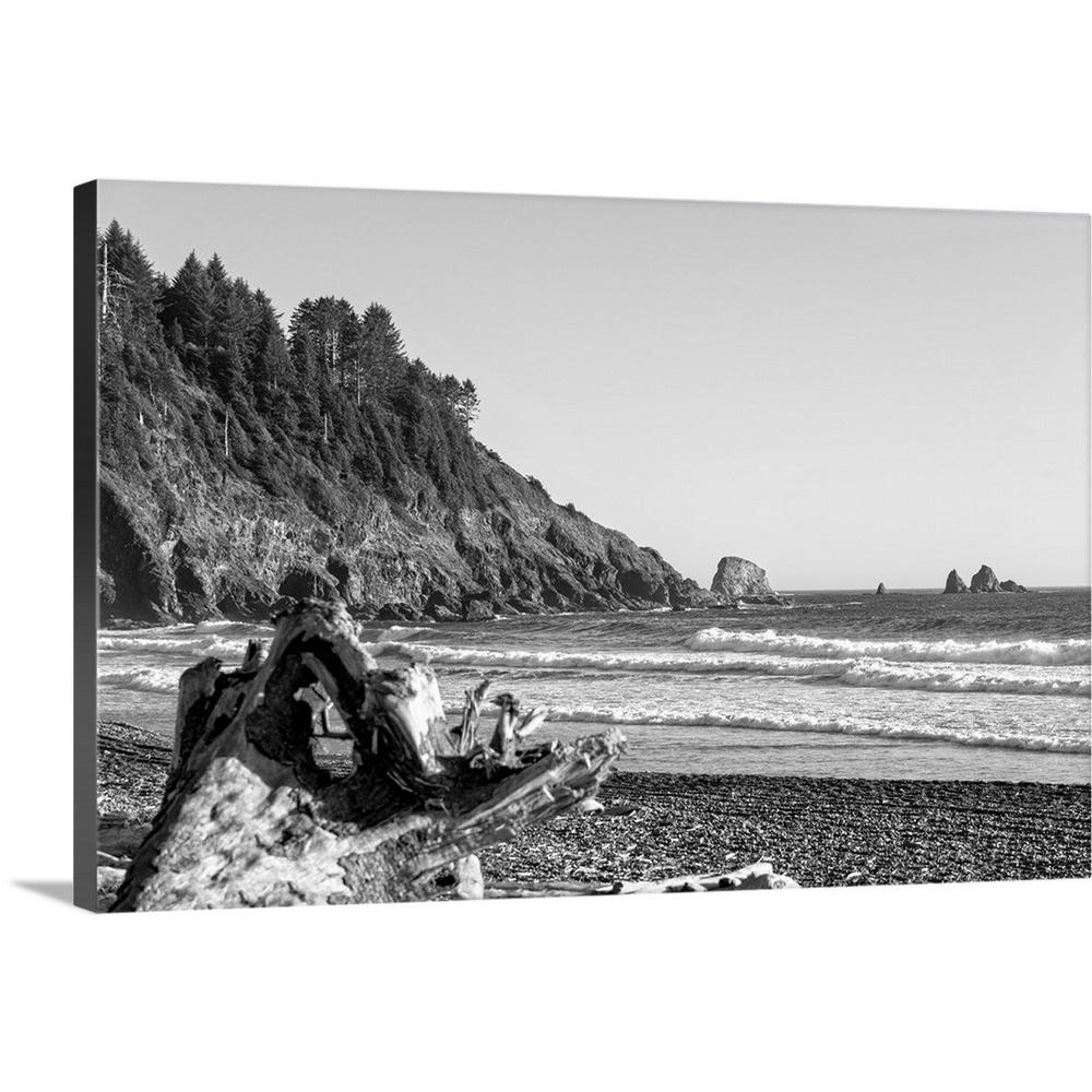 Greatbigcanvas Black And White Landscape At La Push Beach