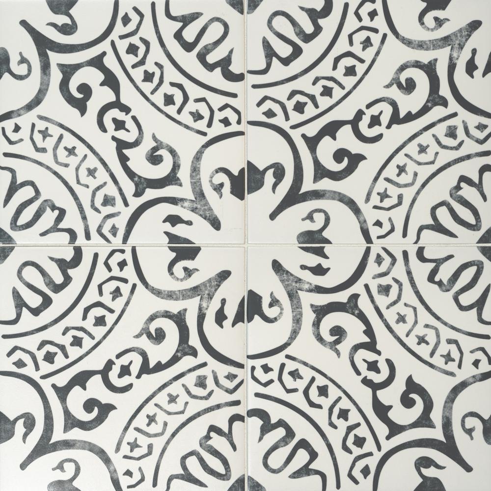 8x8 White Tile Flooring The Home Depot