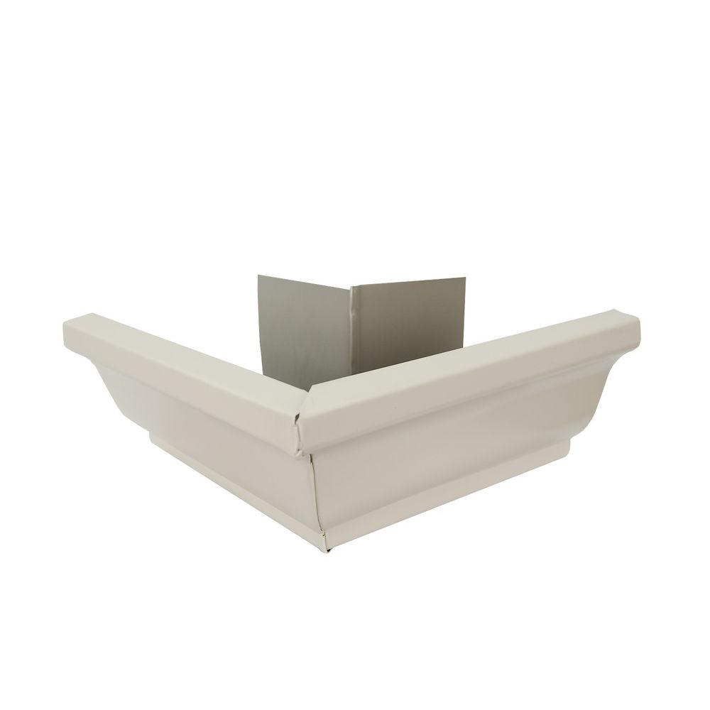 Amerimax Home Products White Vinyl K Style Inside Mitre M0504 The Home Depot