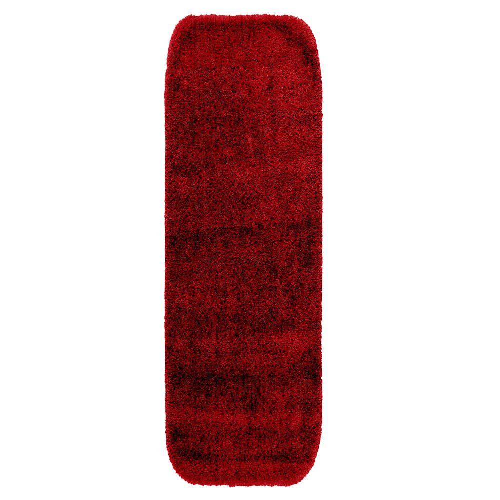Garland Rug Traditional Chili Pepper Red 22 in. x 60 in. Washable