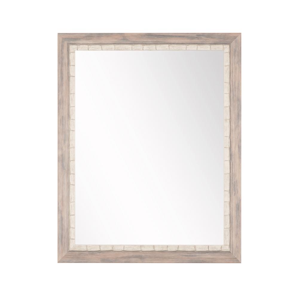 Brandtworks Weathered Cream Beach Framed Mirror Bm023l3 The Home Brandtworks Weathered Cream Beach