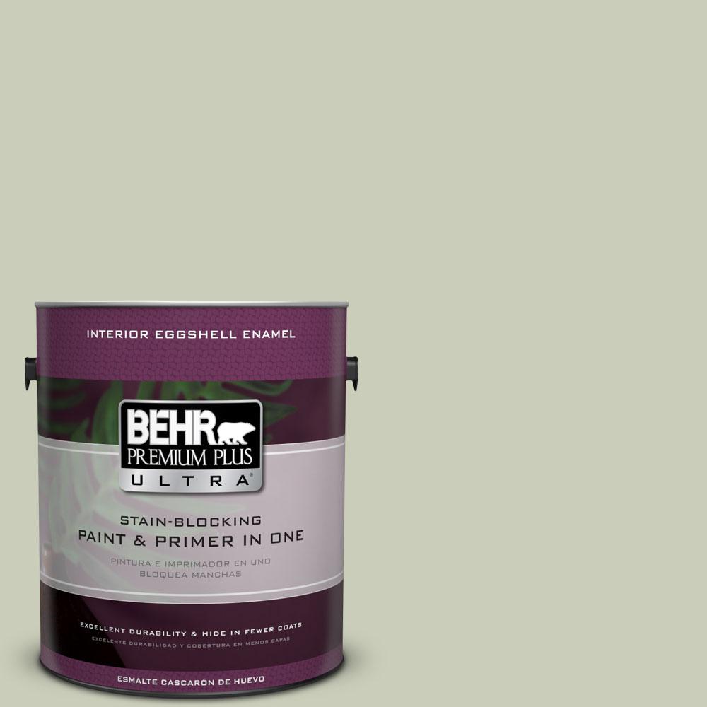 Behr Premium Plus Ultra 1 Gal S380 2 Morning Zen Eggs Enamel S380 2 Morning Zen Eggs Enamel