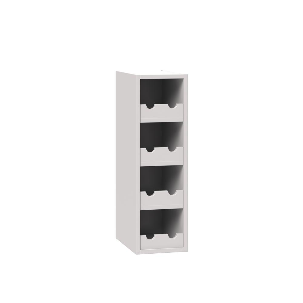 J COLLECTION Shaker Assembled 9x30x14 in. Wall Wine Rack ...