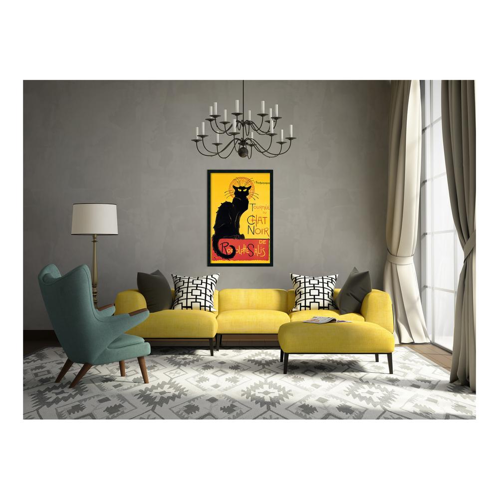 Amanti Art 26 In W X 38 In H Tournee Du Chat Noir Yellow