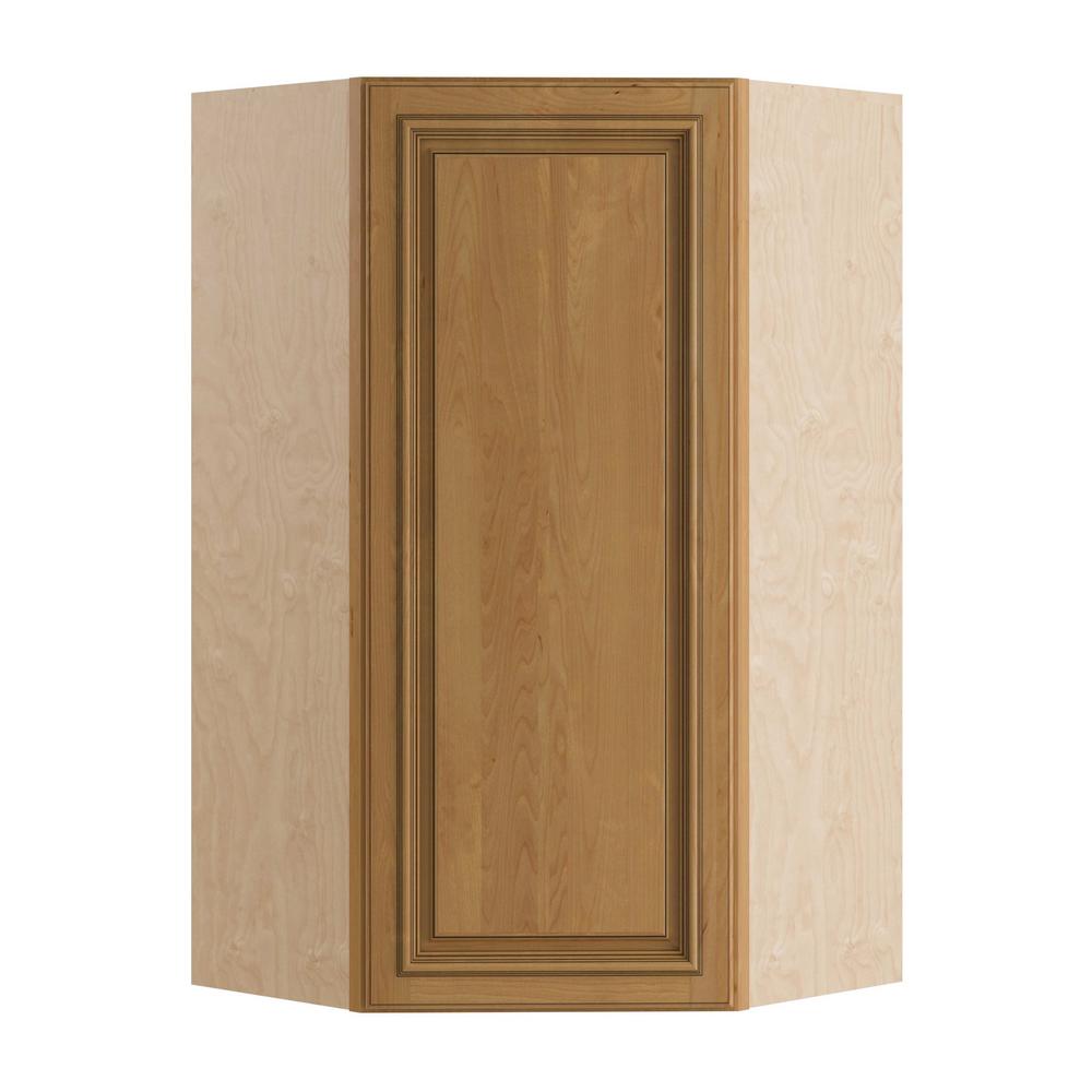 Home Decorators Collection Clevedon Embled 24x42x12 In Single Home Decorators Collection Clevedon Embled 24x42x12 In Single Door Hinge Left Wall Kitchen Angle Cabinet Toffee Glaze