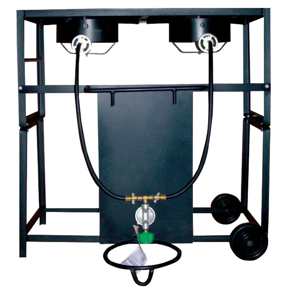 Bayou Classic 55,000 BTU High-Pressure Propane Gas Outdoor Cooker ...