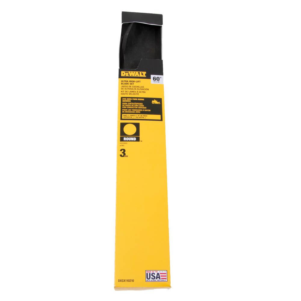 DEWALT Original Equipment High Lift Blade Set for Select 60 in. Commercial Lawn Mowers, OE# 742-05516, 742P05516