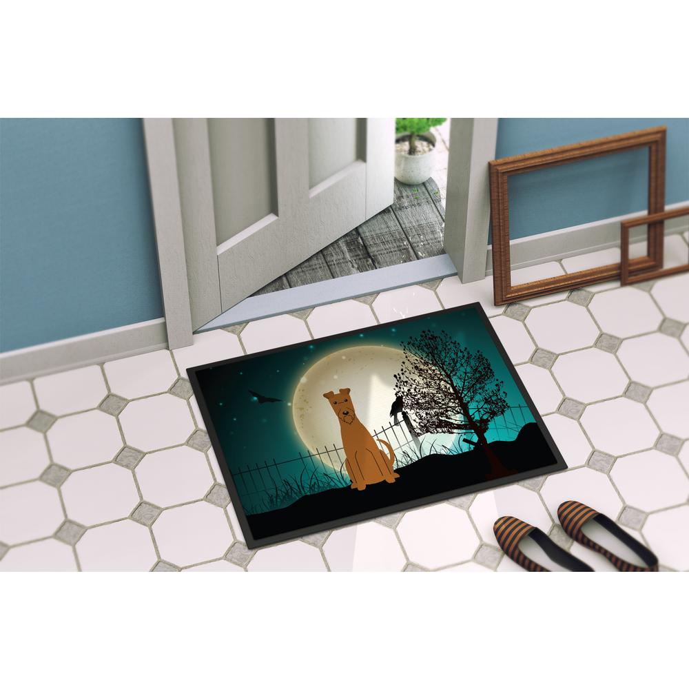 Caroline S Treasures 24 In X 36 In Indoor Outdoor Halloween Scary Irish Terrier Door Mat Bb2252jmat The Home Depot