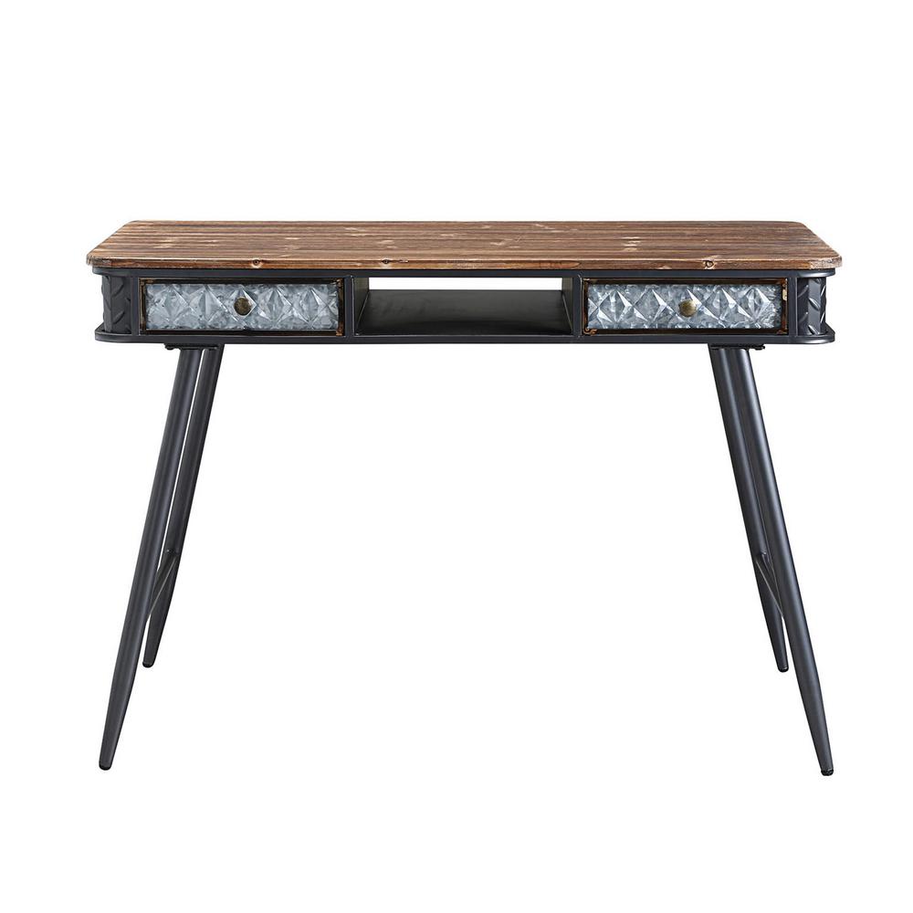 4d Concepts Forester Brown Rustic Wood And Metal Collection
