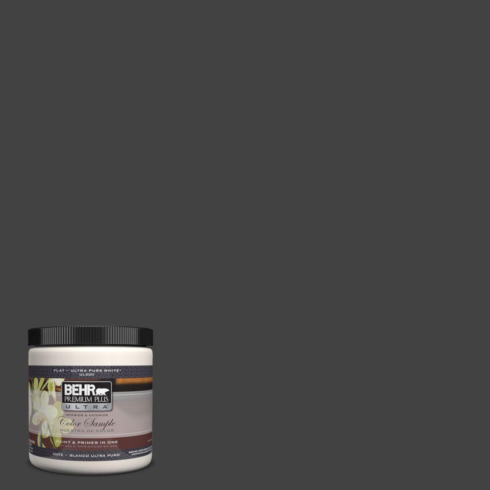 Behr Premium Plus Ultra 8 Oz Ul200 1 Broadway Matte Interior Exterior Paint And Primer In One Sample