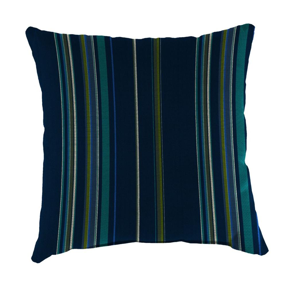 Jordan Manufacturing Sunbrella Stanton Lagoon Square Outdoor Throw