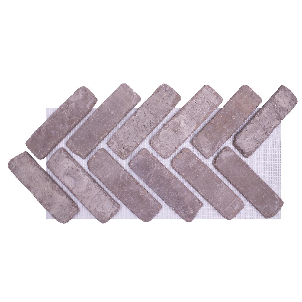 Old Mill Brick Brickwebb Rushmore Thin Brick Sheets Flats (Box of 5