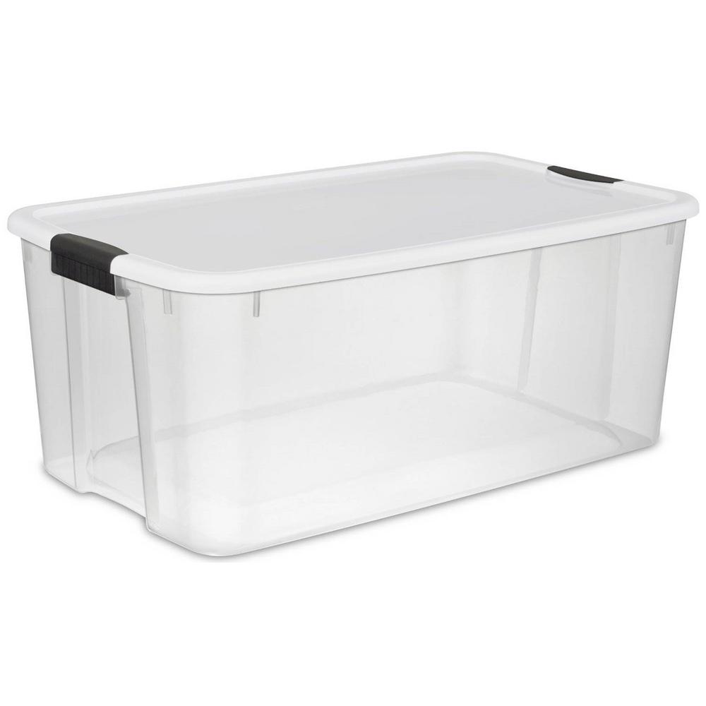 clear storage tubs