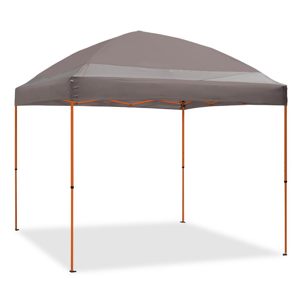 UPC 689215384183 product image for Caravan Canopy Archbreeze 10 ft. x 10 ft. Grey Instant Canopy, Gray | upcitemdb.com