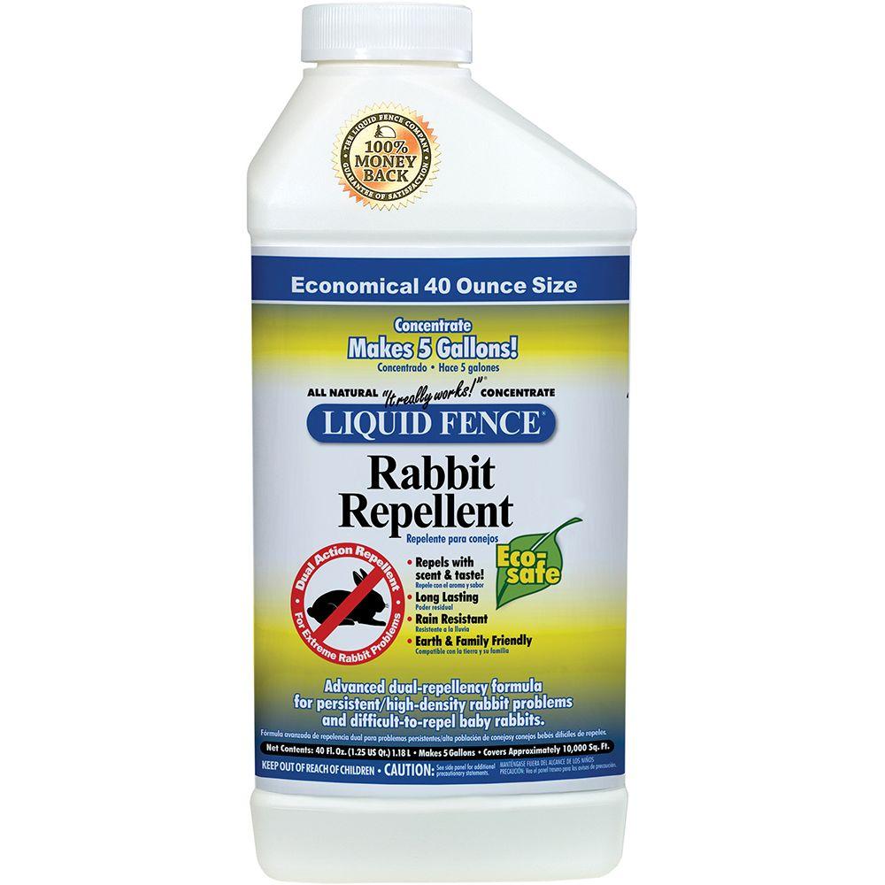 Liquid Fence 40 oz. Concentrate Dual Action Rabbit RepellentHG213