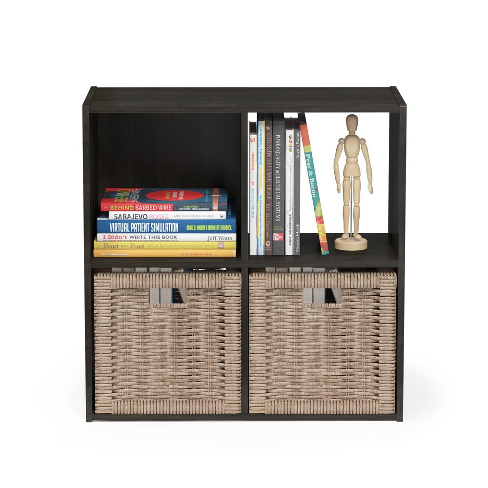 Furinno Pelli Espresso Cubic Storage Cabinet 18051ex The Home Depot Furinno Pelli Espresso Cubic Storage Cabinet