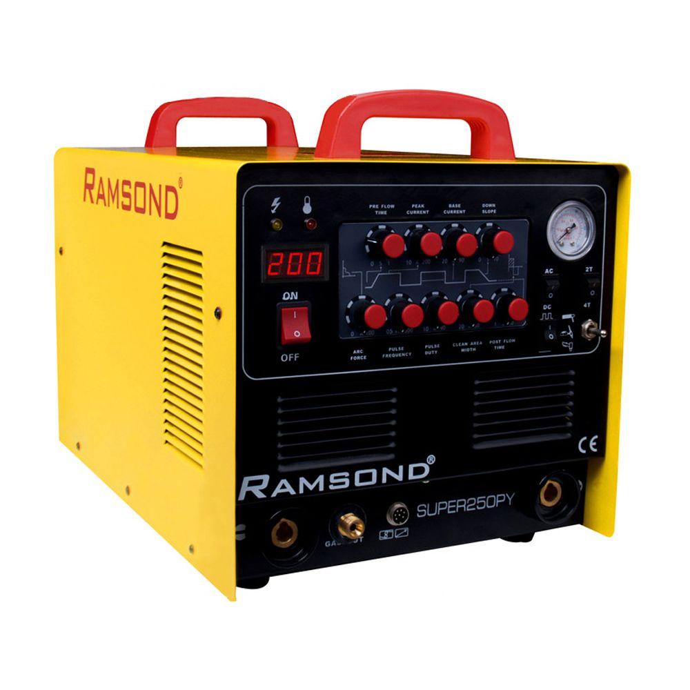Ramsond Super250DY 5-in-1 Multi-Function Digital Inverter Plasma Cutter /Welder