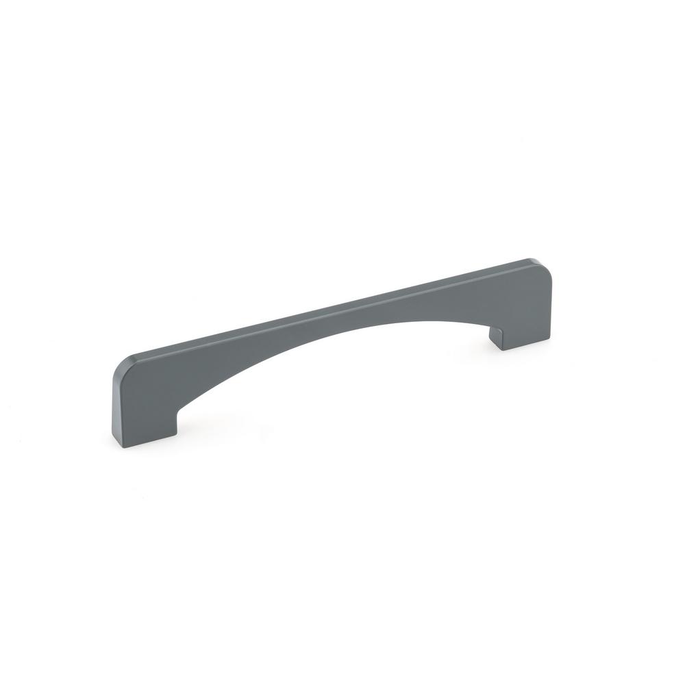 Richelieu Hardware 65/16 in. (160 mm) Gray Contemporary Drawer Pull