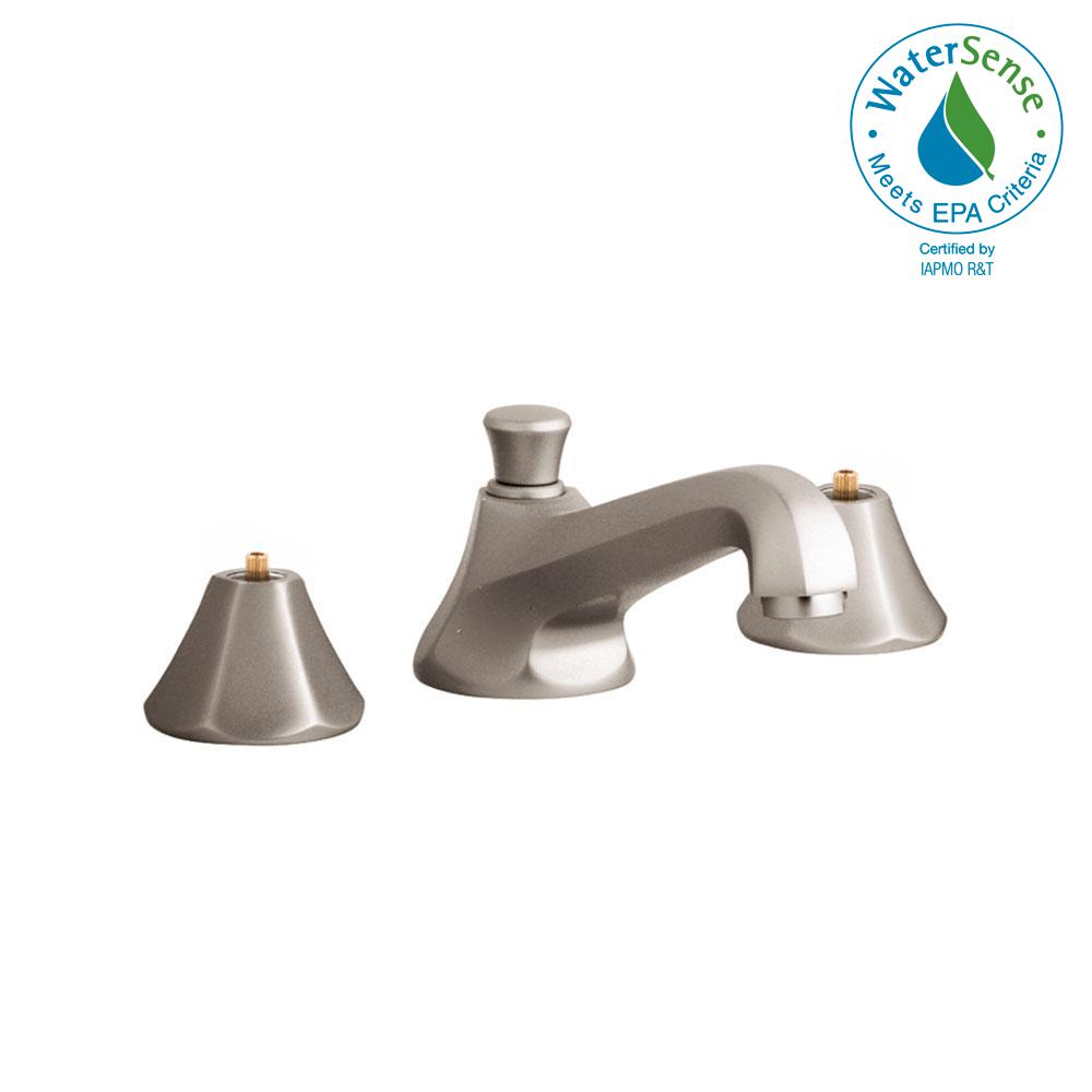 GROHE Atrio 8 in. Widespread 2Handle 1.2 GPM Bathroom Faucet in Brushed Nickel Infinity