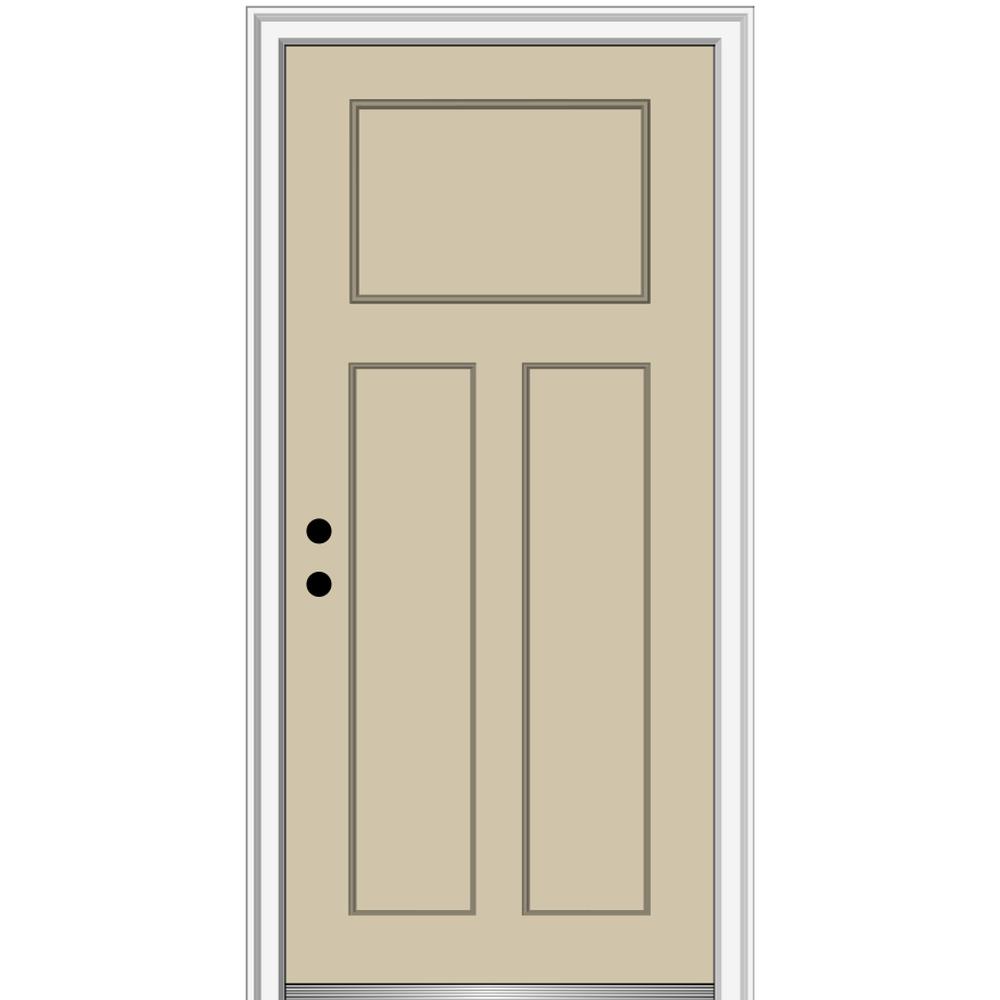 32 X 80 Southern Light Brown Fiberglass Doors Front Doors
