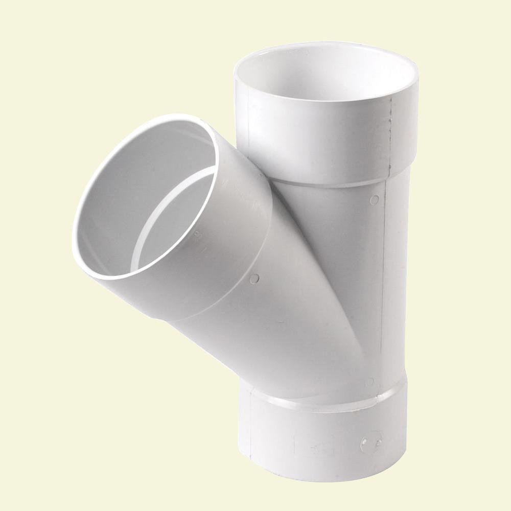 NDS 6 in. PVC Sewer and Drain Wye6P08 The Home Depot