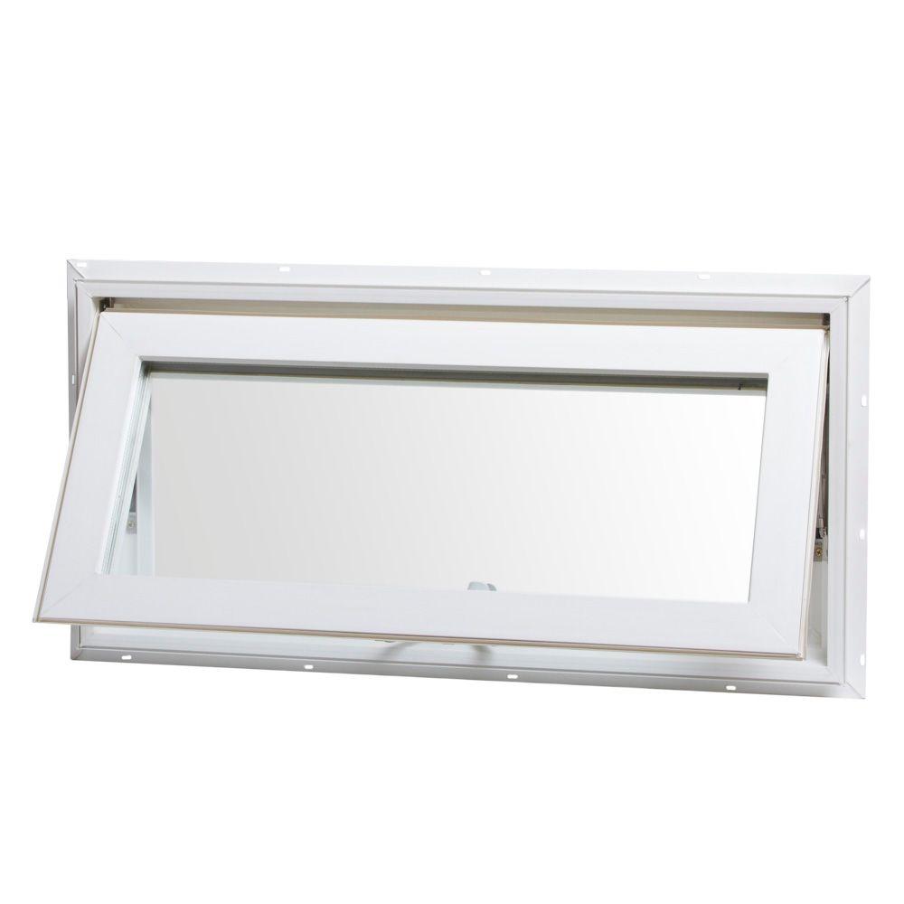 TAFCO WINDOWS 32 in. x 16 in. Awning Vinyl Window with ...