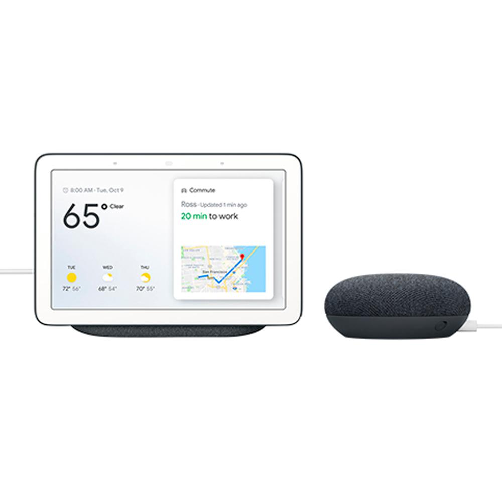 Google Nest Hub in Charcoal with Home Mini in Charcoal, Grey was $178.0 now $118.99 (33.0% off)