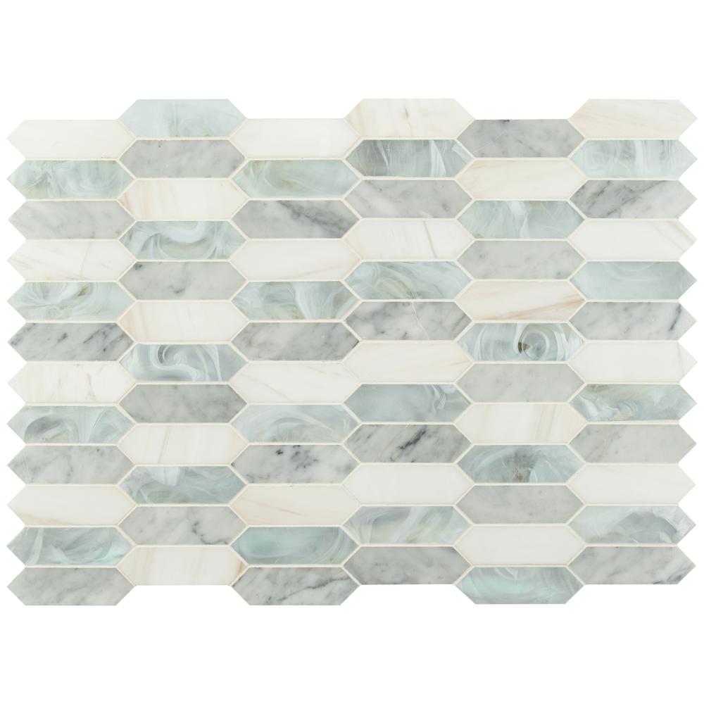 Cienega Springs Picket 13.78 in. x 10 in. x 6mm Textured Multi-Surface Mesh-Mounted Mosaic Tile (0.96 sq. ft.)