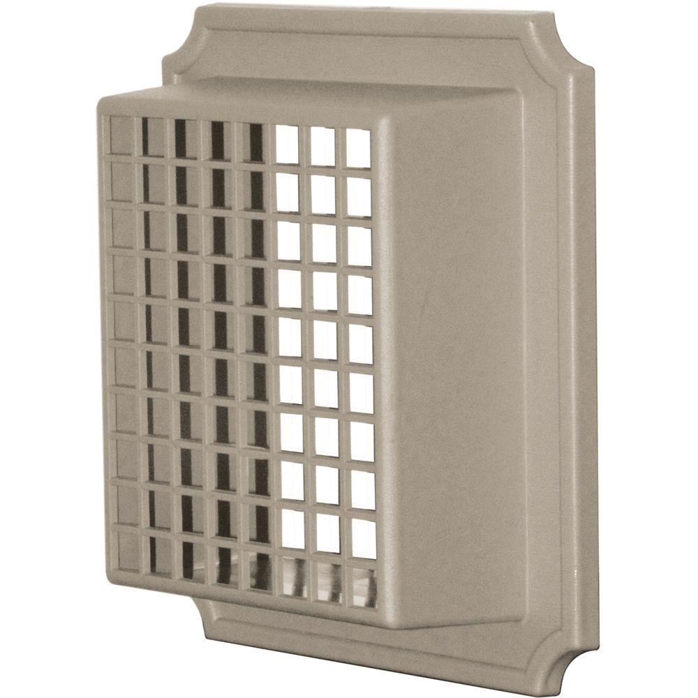 Builders Edge Exhaust Vent Small Animal Guard 012Dark Almond
