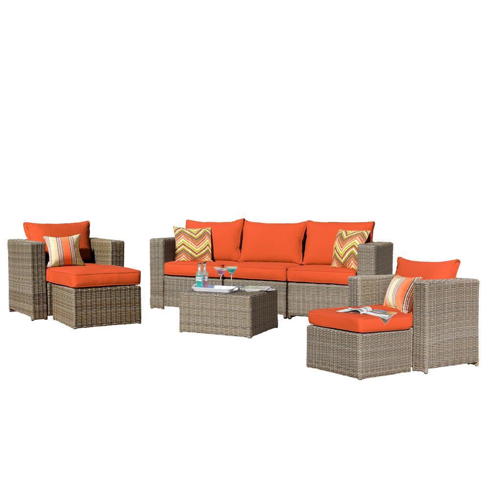 Orange Patio Furniture Outdoors The Home Depot