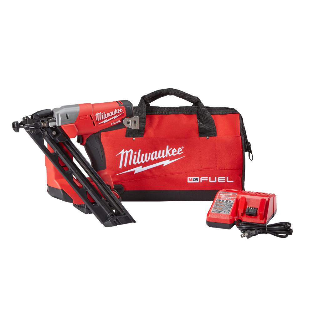 Milwaukee M18 FUEL 18-Volt Lithium-Ion Brushless Cordless 15-Gauge Angled Finish