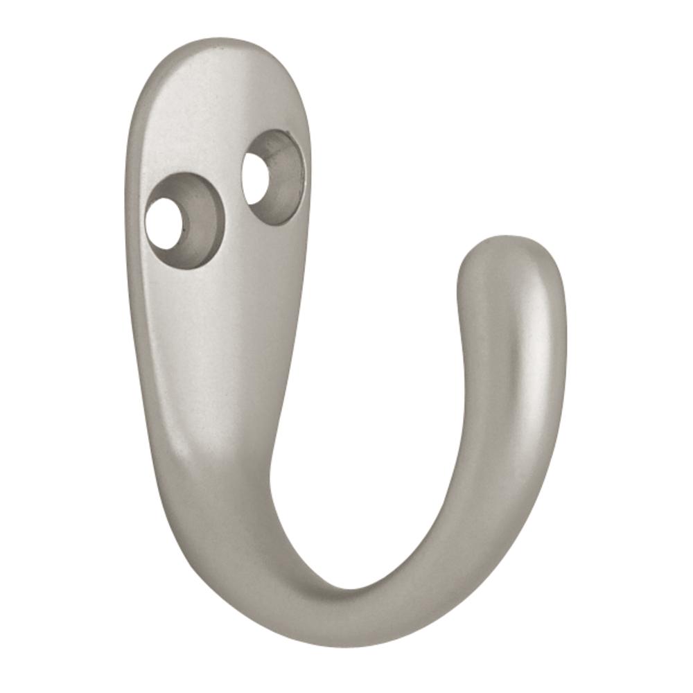 Liberty 1 13 16 In Satin Nickel Single Wall Hook 20 Pack