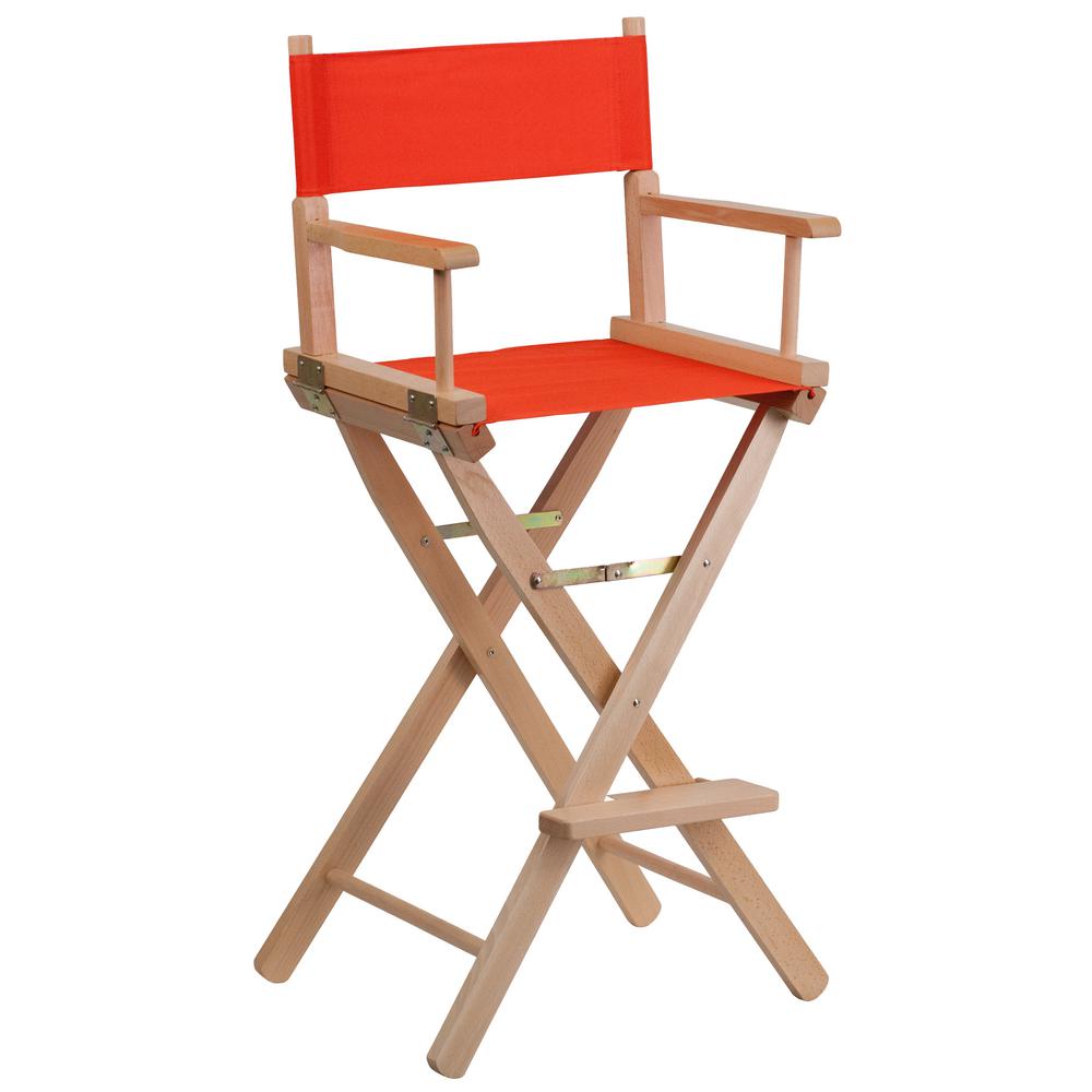 Flash Furniture Bar Height Directors Chair In Red Tyd01rd The Home Flash Furniture Bar Height Directors Chair In Red
