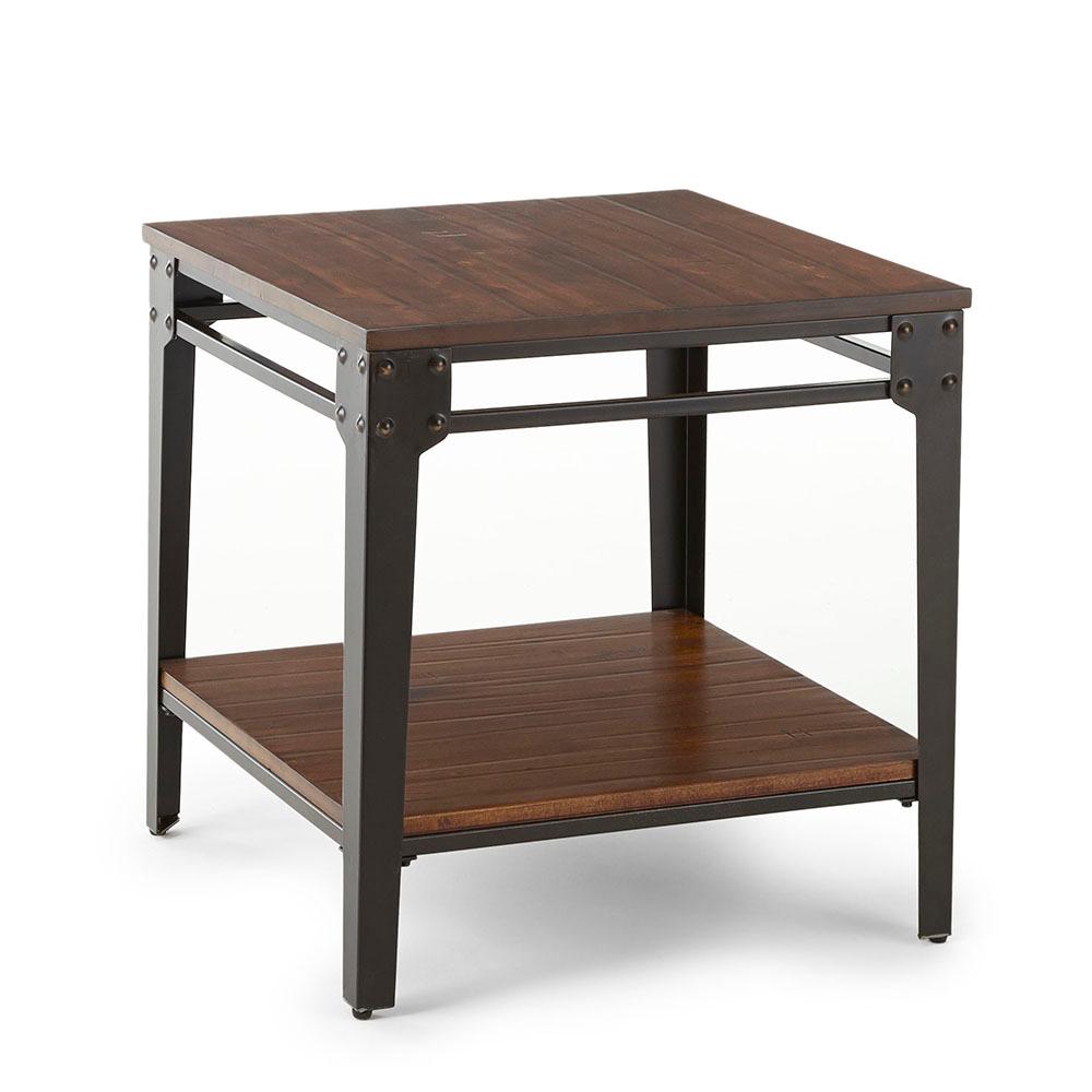 HomeSullivan Barnard Brown Live Edge End Table 40E52604 The Home Depot
