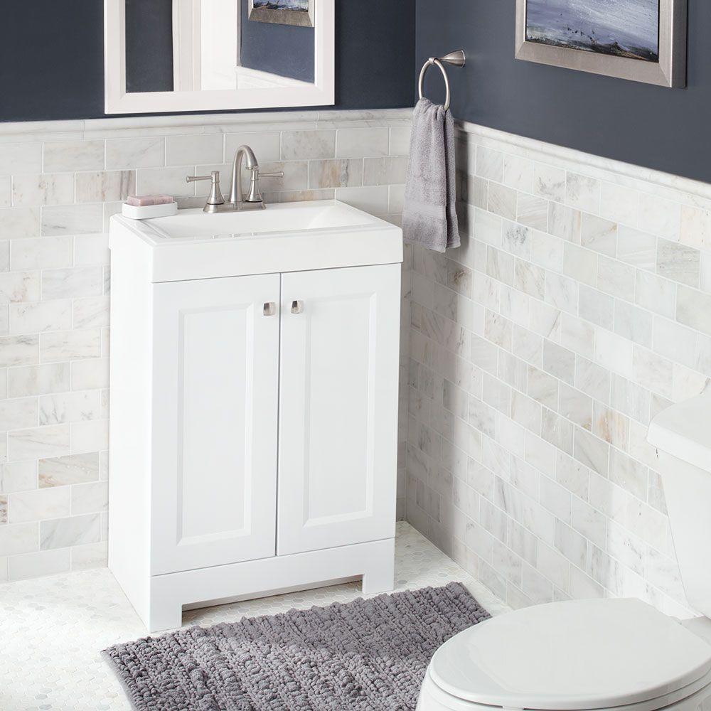 Bathroom Sinks Undermount Pedestal More Small Bathroom Sink   Glacier Bay Bathroom Vanities With Tops Ppsofwht24 E1 1000 